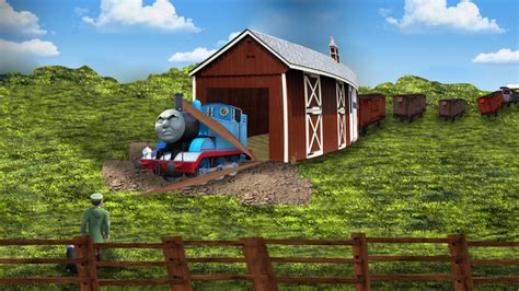 bye george thomas and friends|thomas' crash by george.